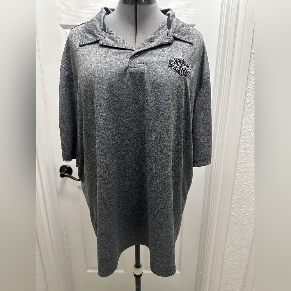 Harley-Davidson Gray Polo Shirt